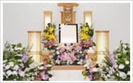 福岡の自宅葬プラン祭壇
