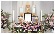 福岡の自宅葬プラン祭壇