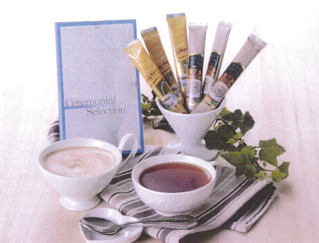 カフェオレ＆レモンティーセットの画像