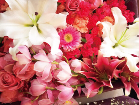 お別れ花の画像